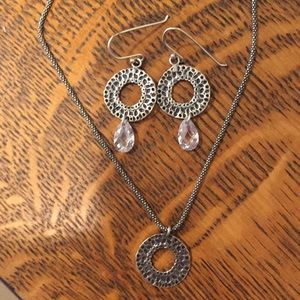 Retired Silpada Earring and Necklace Set